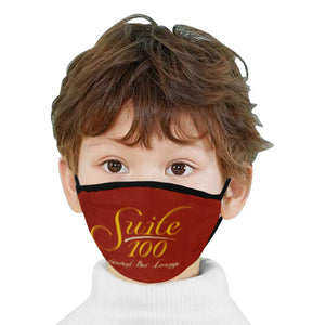 suite 100 burgundy Mouth Mask