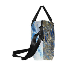 Load image into Gallery viewer, Marbled Abstract Negative Large Capacity Duffle Bag (Model 1715)