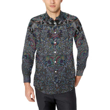 Load image into Gallery viewer, I Spy Paisley Glowing Men&#39;s All Over Print Casual Dress Shirt (Model T61)