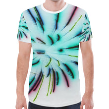 Load image into Gallery viewer, Fireworks Burst Negative New All Over Print T-shirt for Men (Model T45)