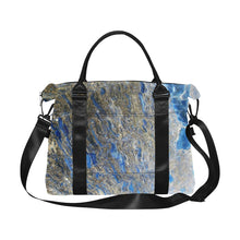 Load image into Gallery viewer, Marbled Abstract Negative Large Capacity Duffle Bag (Model 1715)