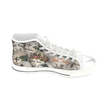 Load image into Gallery viewer, Painted Skulls Men’s Classic High Top Canvas Shoes (Model 017)