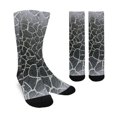 Crackle Negative Trouser Socks (For Men)