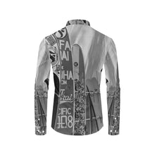 Load image into Gallery viewer, Surfboards Black and White Men&#39;s All Over Print Casual Dress Shirt (Model T61)