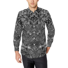 Load image into Gallery viewer, Perfectly Paisley Black and White Men&#39;s All Over Print Casual Dress Shirt (Model T61)