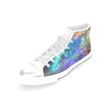 Load image into Gallery viewer, Splash of Color Negative Women&#39;s Classic High Top Canvas Shoes (Model 017)