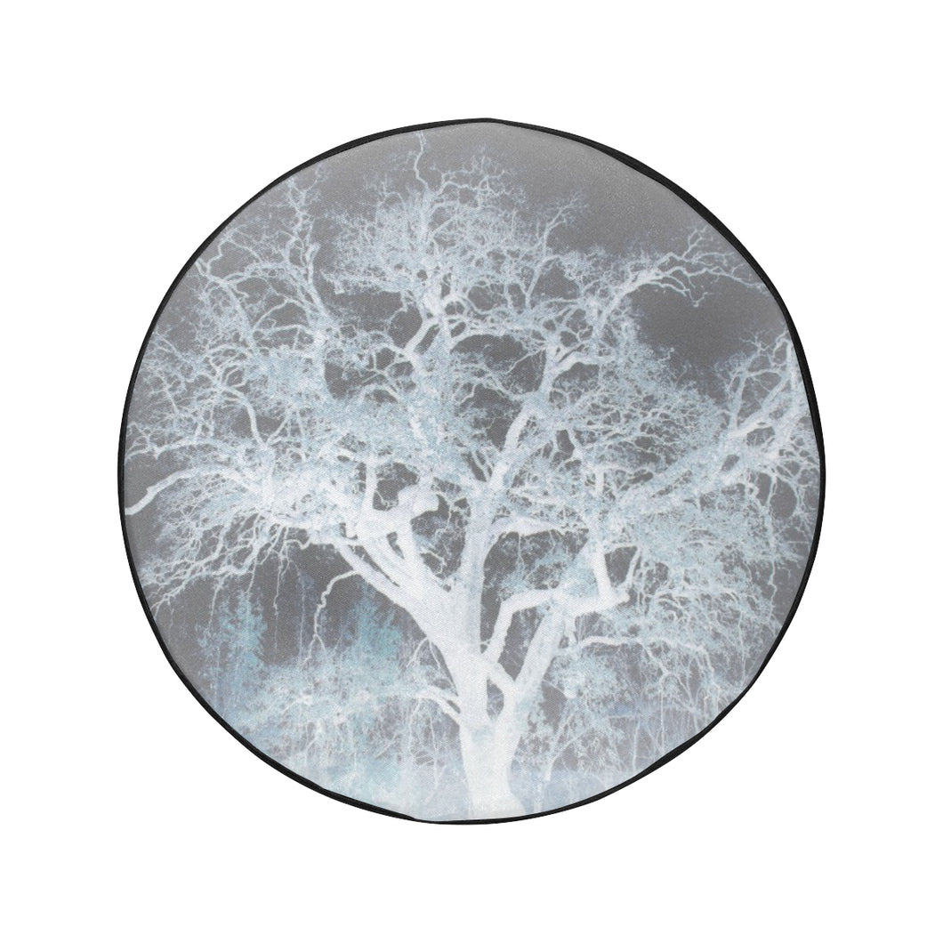 Spooky Tree Negative 34 Inch Spare Tire Cover