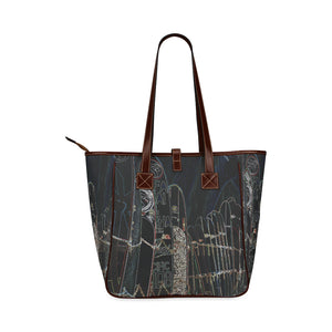 Surfboards Glowing Classic Tote Bag (Model 1644)