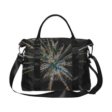 Load image into Gallery viewer, Fireworks Star Glowing Large Capacity Duffle Bag (Model 1715)