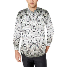 Load image into Gallery viewer, Crackle Mosaic Men&#39;s All Over Print Casual Dress Shirt (Model T61)