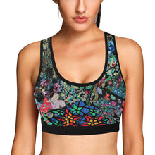 Load image into Gallery viewer, Holiday Paisley Women&#39;s All Over Print Sports Bra (Model T52)