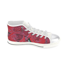 Load image into Gallery viewer, Rose Bouquet Flower Women&#39;s Classic High Top Canvas Shoes (Model 017)