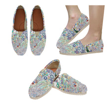 Load image into Gallery viewer, I Spy Paisley Negative Unisex Classic Canvas Slip-On (Model 1206)