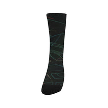 Load image into Gallery viewer, Abstract Circles Glowing Trouser Socks (For Men)