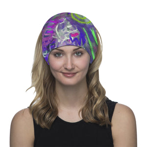 Graffiti Abstract Purple Multifunctional Headwear