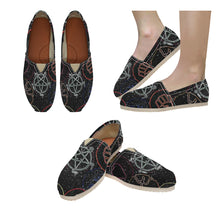 Load image into Gallery viewer, Dante&#39;s Inferno Glowing Unisex Classic Canvas Slip-On (Model 1206)