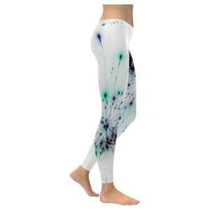 Fireworks Spray Negative Low Rise Leggings (Invisible Stitch) (Model L05)