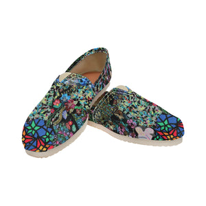 Holiday Paisley Unisex Classic Canvas Slip-On (Model 1206)