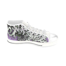 Load image into Gallery viewer, Moss Purple Men’s Classic High Top Canvas Shoes (Model 017)