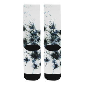 Fireworks Flowers Negative Trouser Socks (For Men)