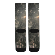 Load image into Gallery viewer, Fireworks Black Trouser Socks (For Men)