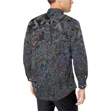 Load image into Gallery viewer, I Spy Paisley Glowing Men&#39;s All Over Print Casual Dress Shirt (Model T61)