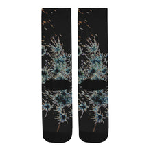 Load image into Gallery viewer, Fireworks Flowers Glowing Trouser Socks (For Men)