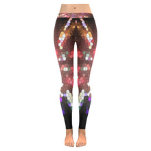 Load image into Gallery viewer, Fireworks Burst Mosaic Low Rise Leggings (Invisible Stitch) (Model L05)