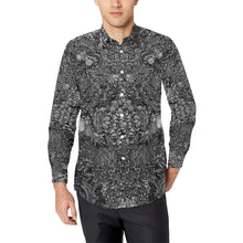 Load image into Gallery viewer, Paisley Matters Black and White Men&#39;s All Over Print Casual Dress Shirt (Model T61)