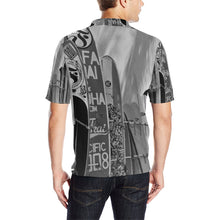 Load image into Gallery viewer, Surfboards Black and White Men&#39;s All Over Print Polo Shirt (Model T55)