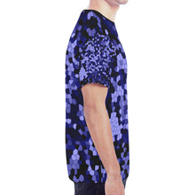 Load image into Gallery viewer, Holiday Paisley Periwinkle Mosaic New All Over Print T-shirt for Men (Model T45)