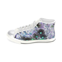 Load image into Gallery viewer, Livingstone Daisy Flower Negative Women&#39;s Classic High Top Canvas Shoes (Model 017)