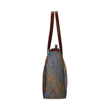 Load image into Gallery viewer, Marbled Abstract Orange Classic Tote Bag (Model 1644)