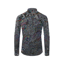 Load image into Gallery viewer, I Spy Paisley Glowing Men&#39;s All Over Print Casual Dress Shirt (Model T61)