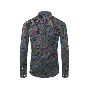 I Spy Paisley Glowing Men's All Over Print Casual Dress Shirt (Model T61)