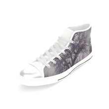 Load image into Gallery viewer, Spooky Tree Purple Women&#39;s Classic High Top Canvas Shoes (Model 017)