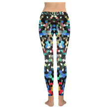 Load image into Gallery viewer, Holiday Paisley Mosaic Low Rise Leggings (Invisible Stitch) (Model L05)