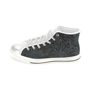 Moss Glowing Men’s Classic High Top Canvas Shoes (Model 017)