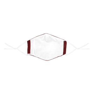 suite100burgundy 3D Mouth Mask with Drawstring (60 Filters Included) (Model M04) (Non-medical Products)