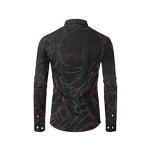 Load image into Gallery viewer, Rose Bouquet Flower Glowing Men&#39;s All Over Print Casual Dress Shirt (Model T61)