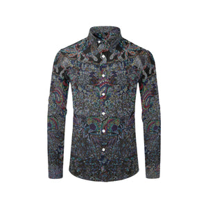 I Spy Paisley Glowing Men's All Over Print Casual Dress Shirt (Model T61)