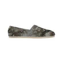 Load image into Gallery viewer, Spooky Tree Black and White Unisex Classic Canvas Slip-On (Model 1206)