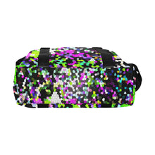 Load image into Gallery viewer, Holiday Paisley Purple Mosaic Large Capacity Duffle Bag (Model 1715)