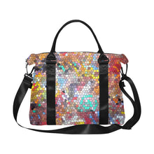 Load image into Gallery viewer, Graffiti Abstract Mosaic Large Capacity Duffle Bag (Model 1715)