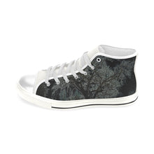 Load image into Gallery viewer, Spooky Tree Glowing Men’s Classic High Top Canvas Shoes (Model 017)