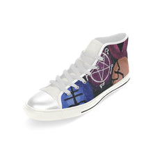 Load image into Gallery viewer, Dante&#39;s Inferno Men’s Classic High Top Canvas Shoes (Model 017)