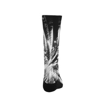 Load image into Gallery viewer, Fireworks Star Black and White Trouser Socks (For Men)