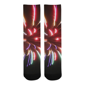 Fireworks Burst Trouser Socks (For Men)