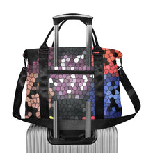 Load image into Gallery viewer, Dante&#39;s Inferno Mosaic Large Capacity Duffle Bag (Model 1715)