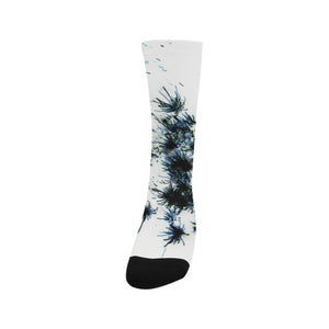 Fireworks Flowers Negative Trouser Socks (For Men)